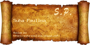 Suha Paulina névjegykártya